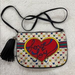 Brighton Colorful Heart Crossbody Bag